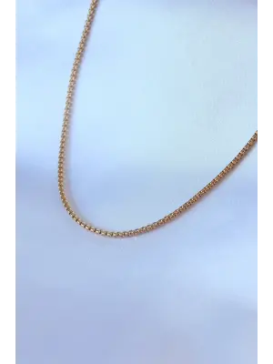 316L Çelik Gold Renk Erkek Kolye