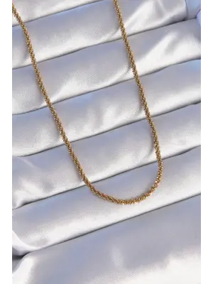  Altın  Çelik Kolye