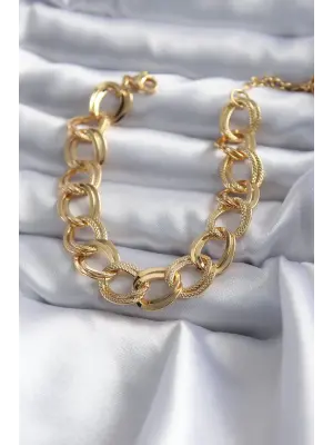 316L Çelik Gold Renk Samanyolu Model Kadın Bileklik