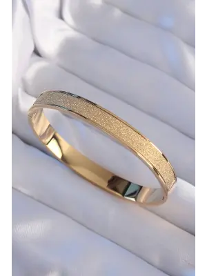 316L Çelik Gold Renk Simli Model Kelepçe