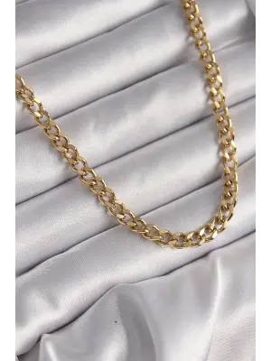  Altın  Zincir  Çelik Kolye