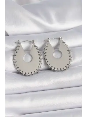   Gümüş Çelik Küpe