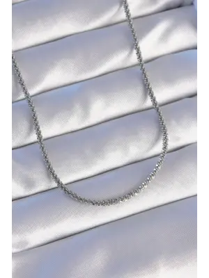  Gümüş  Çelik Kolye