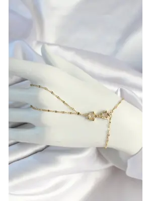 316L Çelik Zincirli Gold Renk Yıldız Şahmeran