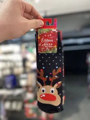 4,5,6 Yaş Aralığı Çocuk Yılbaşı & Yeni Yıl Çorabı 3’lü Set