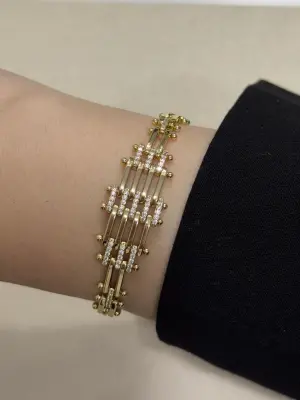 14K Gurmet Bileklik Xuping Çelik