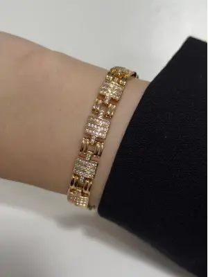 Baget Minik Taşlı 14K Gurmet model Bileklik