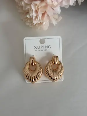 Sarmal Geometrik Modelli Çelik Küpe