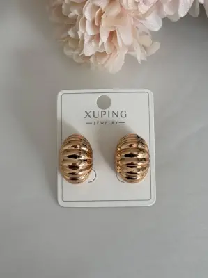 Rose Sarmal Şekilli Çelik Küpe