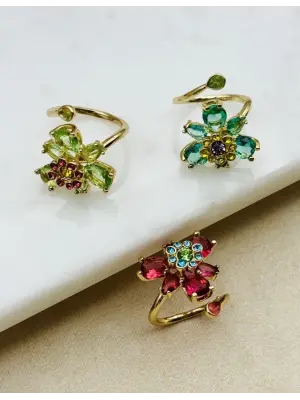 Lotus Çiçeği İdyllia Vip Yüzük