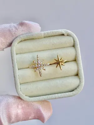 Taşlı Kuzey Yıldızı Model Kadın Yüzük