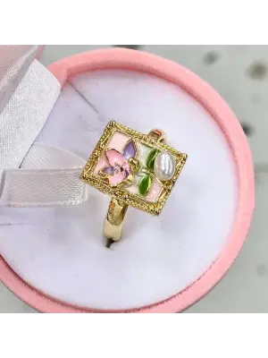 İncili Porte Model Sanat Yüzüğü