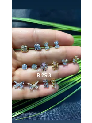 Kadın Piercingleri 5 - Yapışık Kalp, Fiyonklu Kalp, Hayvan Figür