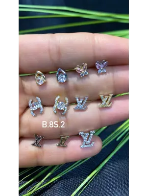 Kadın Altın Tragus Modelleri 8 - Örümcek, Kertenkele, Marka, El Figür