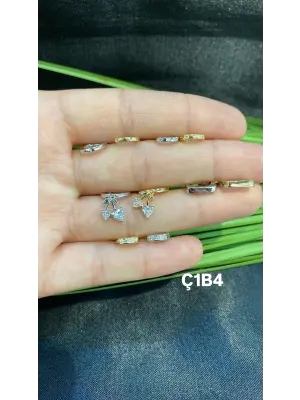 Helix Küpe Çeşitleri 3 - Taşlı, Düz, Kalpli, Melek