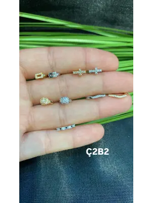 Helix Piercing 4 (Yılan, Kuş, Güneş, Deniz) Motif