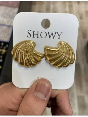 Deniz Kabuğu Şeklinde İstiridye, Midye Günlük Küpe