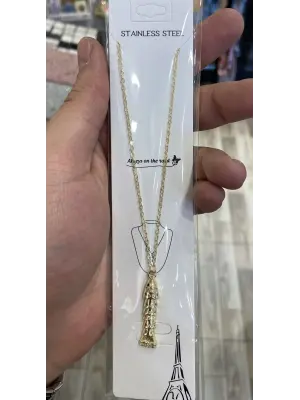 Altın Kaplama Minik Minik Taşlı Çelik Balık Küpe