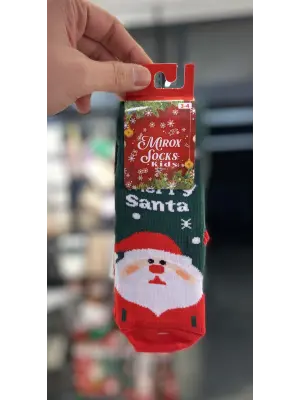 3 Adet Çocuk Yeni Yıl & Yılbaşı Çorabı | 1-4 Yaş Unisex | Geyik, Siyah