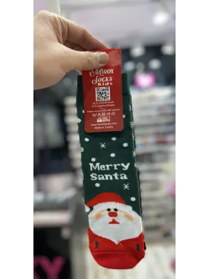 Erkek Çocuk - Kız Çocuk Yılbaşı Yeni Yıl Çorap Seti: 7,8,9 Yaş İçin ~ 3 Adet