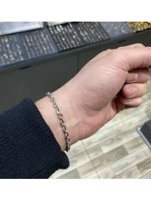 Genç Erkekler İçin İnce Halat Zincir Bileklik