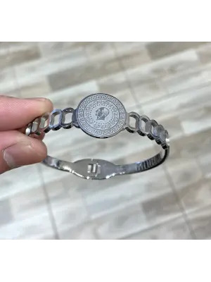 Çeyrek Altın & Atatürk Figürlü Gümüş Kadın Kelepçe