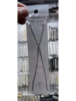 Gümüş Renk İnce Çelik Zincirli Şahmeran Bileklik