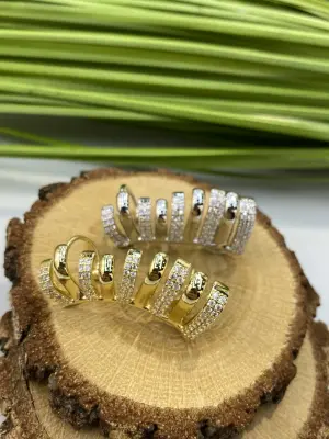 Kulağı Kaplayan Sıkıştırmalı Earcuff Kıkırdak Küpe