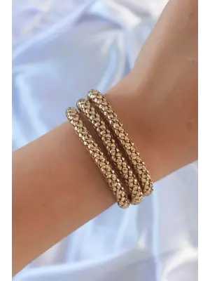 Altın Renk Çoklu Kadın Bileklik