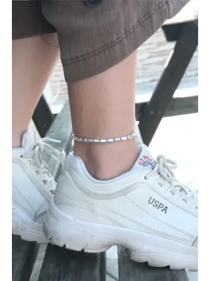 Antik Gümüş Renk Halhal