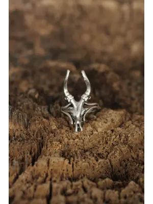 Ayarlanabilir Boynuz Tasarımlı Erkek Yüzük