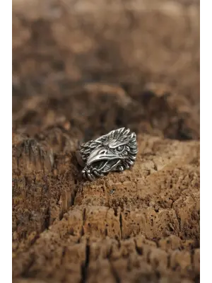 Ayarlanabilir Kartal Model Erkek Yüzük