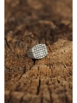 Ayarlanabilir Motifli Erkek Yüzük