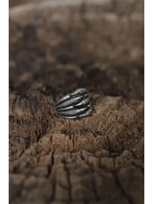 Ayarlanabilir Pençe Tasarımlı Erkek Yüzük