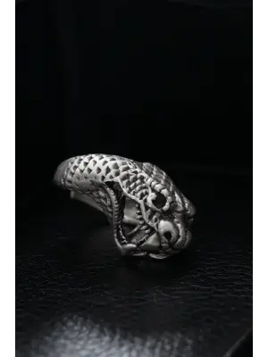 Ayarlanabilir Yılan Model Erkek Yüzük