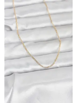 CM 14K Gold Renk 60 cm Zincirli Kadın Kolye