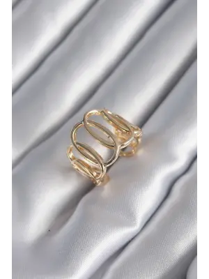 Altın Ayarlanabilir Samanyolu Çelik Yüzük