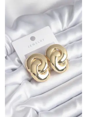 Altın Halka Tasarım  Çelik Küpe