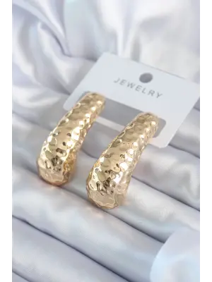 Altın İşleme Detay  Çelik Küpe