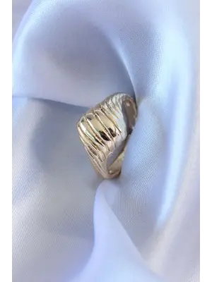 Gold Renk Kadın Yüzük