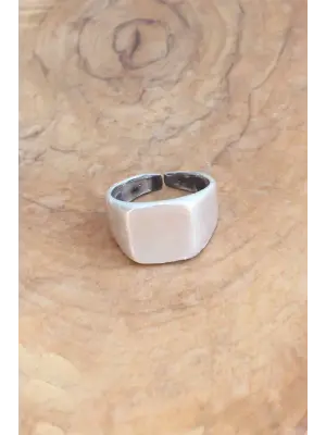 Gümüş Renk Erkek Yüzük