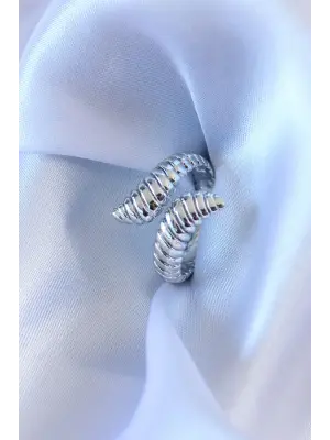 Gümüş Renk Kadın Yüzük