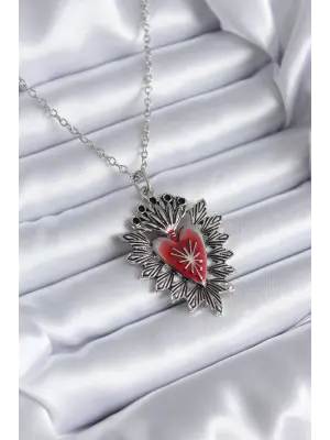 Gümüş  Paşabahçe Aksesuar Model  Çelik Kolye