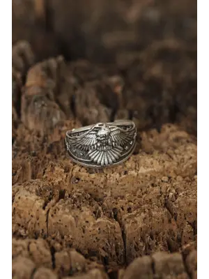 Kartal Model Ayarlanabilir Erkek Yüzük