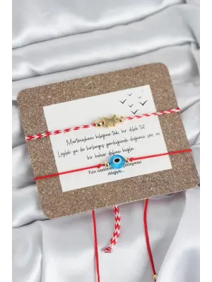 Marteniçka Bileklik 2li Nazar ve Kelebek Model