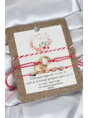 Marteniçka Bileklik 3lü Kelebekli Model