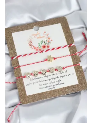 Marteniçka Bileklik 3lü Yonca Model