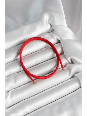 Mıknatıslı Kırmızı Renk Sarmal Kadın Bileklik