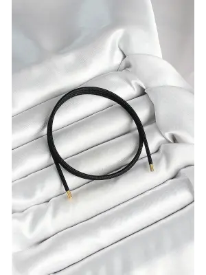 Mıknatıslı Siyah Renk Sarmal Kadın Bileklik