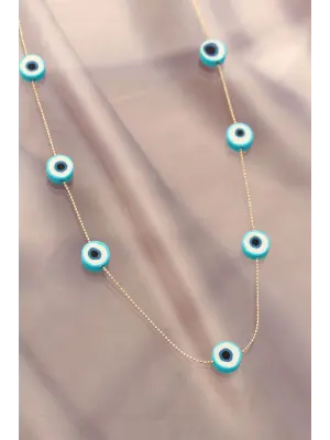 Nazar Boncuk Model Fimo Kolye